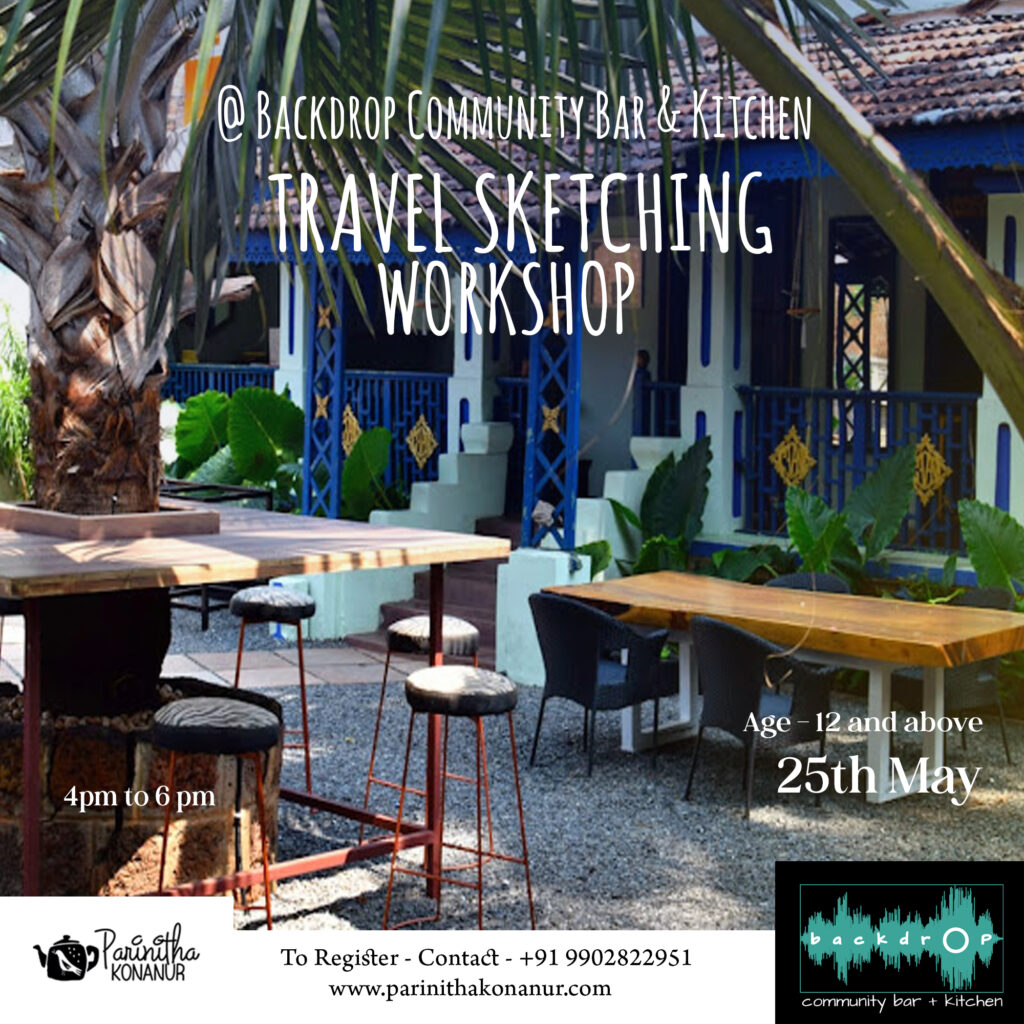 Travel Sketching workshop Parinitha Konanur